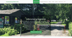 Desktop Screenshot of bobrovnik.cz
